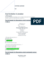 PDF Soal Invitation Xi