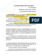 1 - Los Bienes en Relación A Sus Titulares