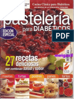 Libro Cocina Para Diabeticos - Pasteleria Para Diabeticos