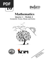 Mathematics: Quarter 1 - Module 4