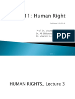 Human Rights - Lecture 3