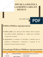 1.2. Evolución de la Política Pública Agropecuaria en México