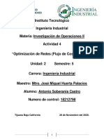 Actividad 4 - Optimización de Redes (Flujo de Costo Mínimo)