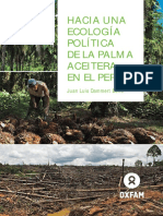 Hacia Una Ecología Política de La Palma Aceitera en El Perú