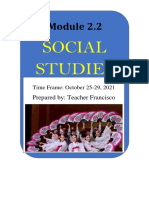 Social Studies JH 1 Module 2.2