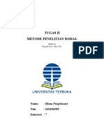 Tugas 2 - Metode Penelitian Sosial