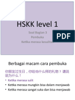 Pertemuan 9 - HSKK Level 1 - SMP