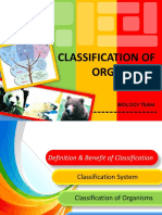 Biology Classification of Organisms