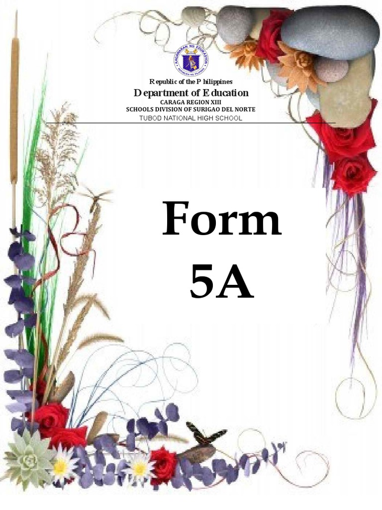 Form 5A: D Epartment of Education | PDF