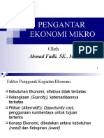 P1A - Pengantar Ekonomi Mikro