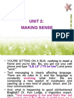 Unit 2_Makinng sense