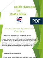 Formación docente Costa Rica: hitos clave evolución sistema educativo