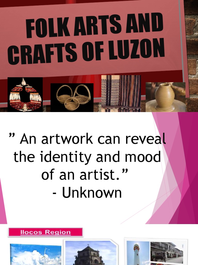 Folk Arts and Crafts of Luzon PDF