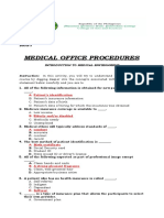 Medical Office Procedures: KITAN, Maurine F. BSOA-3