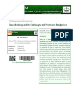 Green Banking and Its Challenges and Practice in Bangladesh
