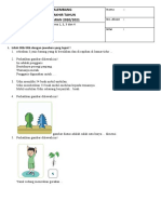 Soal PAT Kelas 1 Tema 7