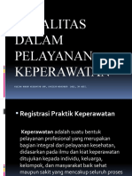 Legalitas Dalam Pelayanan Keperawatan