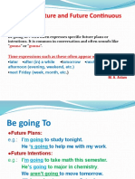 The Simple Future and Future Continuous Tense: Be Going To