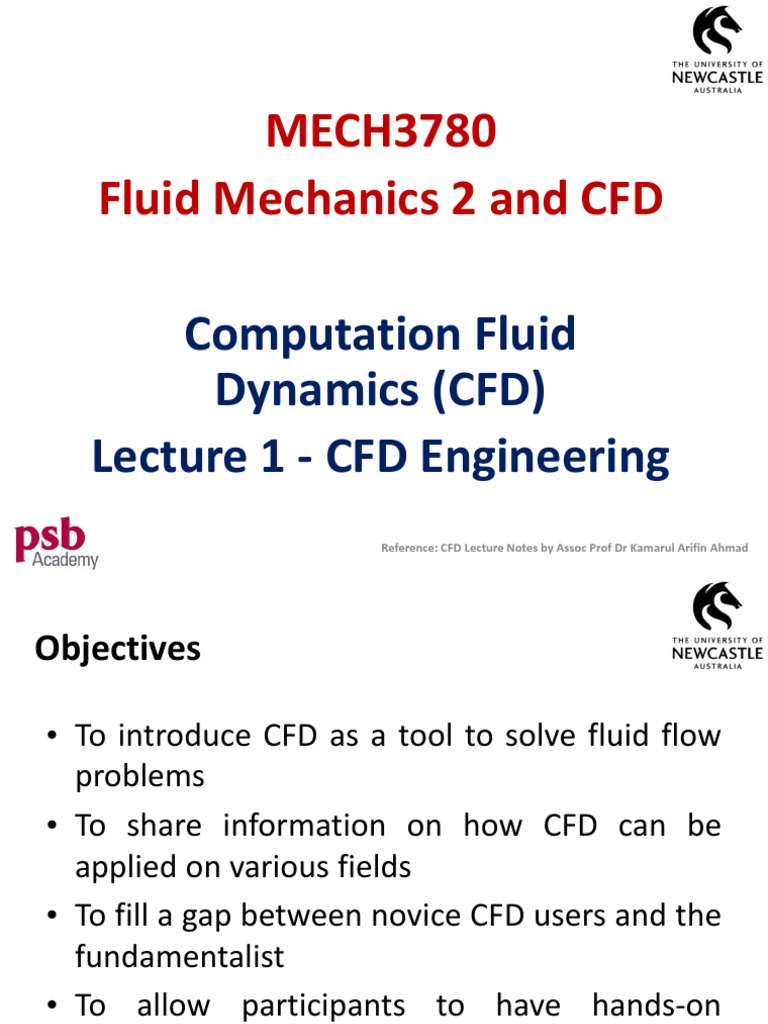MECH3780 Fluid Mechanics 2 and CFD | PDF | Fluid Mechanics 