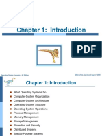 Chapter 1: Introduction: Silberschatz, Galvin and Gagne ©2009 Operating System Concepts - 8 Edition