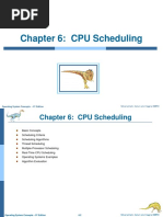 Chapter 6: CPU Scheduling: Silberschatz, Galvin and Gagne ©2013 Operating System Concepts - 9 Edition