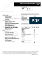 Industrial Diesel Generator Set Specs - KD30U 60 Hz