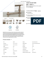 Caden Console Table $495: Product Details