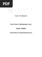 Operating System Lab Report