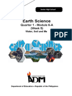 Earth Science: Quarter 1 - Module 6-A (Week 5)