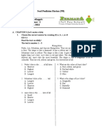 Soal Penilaian Harian (PH) Nama: - Muatanpelajaran: Bahasainggris Kelas/ Semester: 5 (Lima) / 1 Tahunpelajaran: 2021/2022