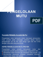 Pengelolaan Mutu