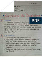 RESUME (Karbohidrat Dan Metabolisme)