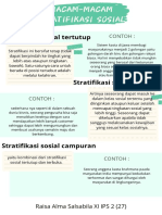 Macam-Macam Stratifikasi Sosial