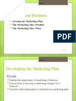 Market Your Business: Develop The Marketing Plan The Marketing Mix Product The Marketing Mix Price