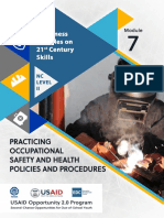 Module 7 - NC II - Practicing OSH Policies and Procedures - Final