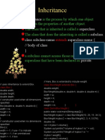 Inheritance: Inheritance Superclass Subclass Class Subclass-Name Superclass-Name (// Body of Class) Private