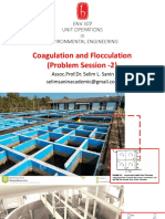 Coagulation and Flocculation (Problem Session - 2) : ENV 307 Unit Operations in Environmental Engineering