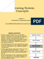 Chapter - 3 - Introduction To Operating Systems