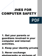 Computer Safety Guidelines for Kids