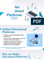 Online Educational Platforms (EED 5)