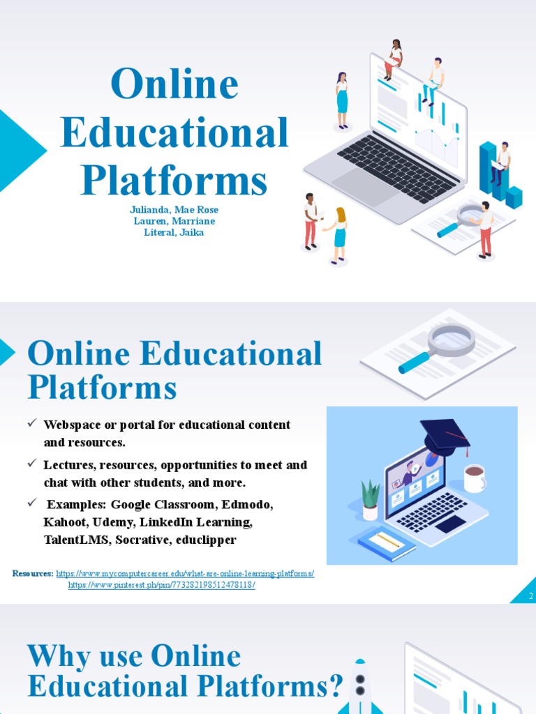 Overview of Online Educational Platforms | PDF | Educational Technology ...