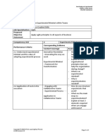 IBF Standards Checklist Submission: Developing An Experimental Mindset Within Teams Checklist Submission