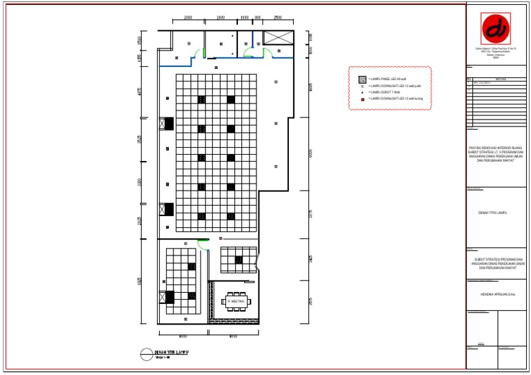 Denah Titik Lampu | PDF