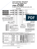 Series: Compact Cylinder: Standard Double Acting, Single Rod