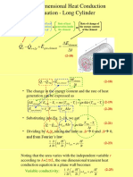 One-Dimensional Heat Conduction Equation - Long Cylinder