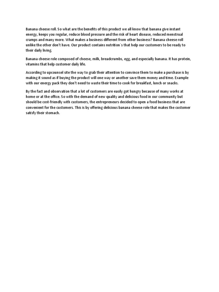 Banana Cheese Roll PDF