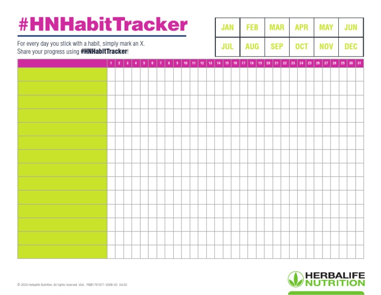 CustomizableHabitTrackerTemplate USEN | PDF