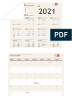 Calendar Settings 2021