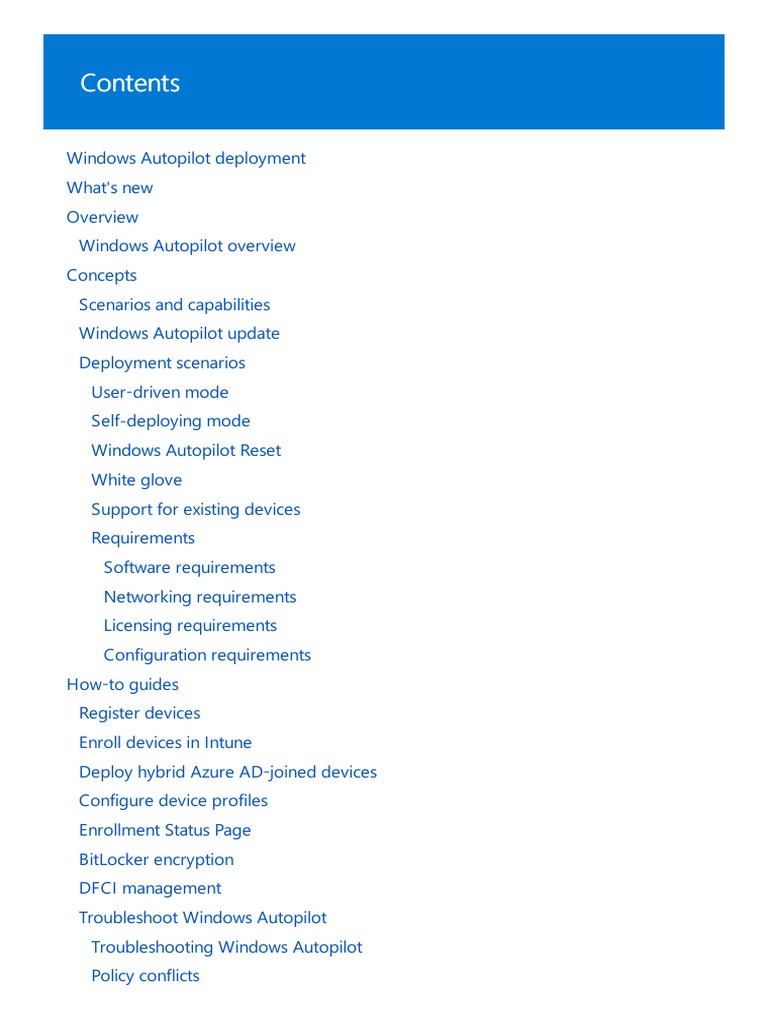 Windows Autopilot DEPLOYMENT | PDF | Windows 10 | Active Directory