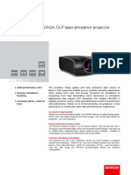 13,000 Lumens, WUXGA, DLP Laser Phosphor Projector: Excellent Image Quality